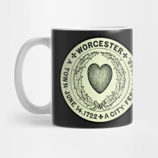 Vintage Worcester, MA Seal Mug